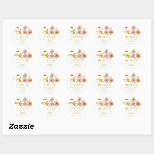 Stickers Merci Fleur sauvage Whimsical