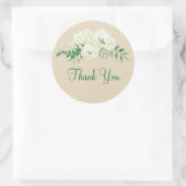 Stickers Merci floral d'affaires (Sac)