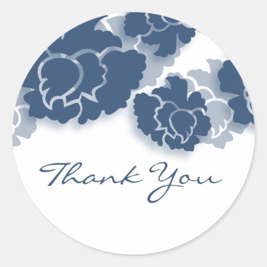 Stickers Merci Floral Décadence (Devant)