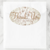 Stickers Merci floral délicieux (Sac)