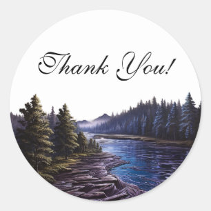 Stickers Merci forestier et montagnard