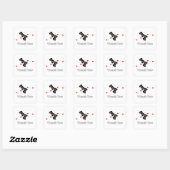 Stickers Merci Geeky Gamers (Dark) (Feuille)