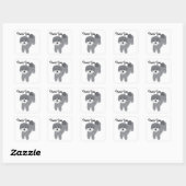 Stickers Merci Gris #2 (Feuille)