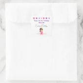 Stickers Merci Gymnastique Anniversaire (Sac)