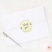 Stickers Merci jaune (Enveloppe)