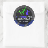 Stickers Merci Jump Birthday Boy Matching (Sac)