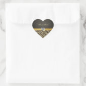 Stickers Merci Léopard Damask Monogram (Sac)
