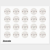 Stickers Merci mariage (Feuille)