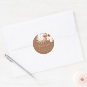 Stickers Merci Mariage Boho (Enveloppe)