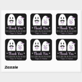 Stickers Merci Mariage des couples d'Halloween (Feuille)