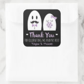 Stickers Merci Mariage des couples d'Halloween (Sac)