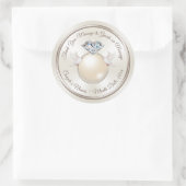 Stickers Merci mariage pour Favors, Enveloppes.. (Sac)