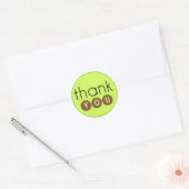 Stickers Merci moderne pour enveloppes (Enveloppe)