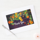 Stickers Merci Nasturtium (Enveloppe)