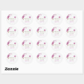 Stickers Merci Orchid Paradise (Feuille)