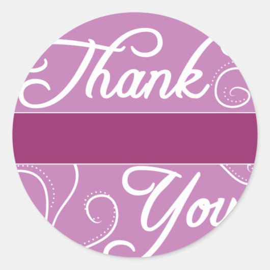 Stickers Merci personnalisables (Devant)