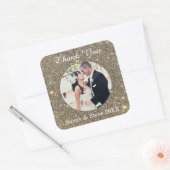 Stickers Merci photo personnalisés (Enveloppe)