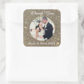 Stickers Merci photo personnalisés (Sac)