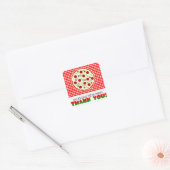 Stickers Merci Pizza Party Favoriser (Enveloppe)