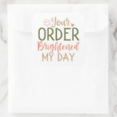 Stickers Merci pour petites entreprises (Sac)