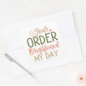 Stickers Merci pour petites entreprises (Enveloppe)