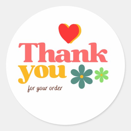 Stickers - Merci Pour Votre Commande (Devant)
