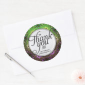 Stickers Merci Rainbow Bokeh (Enveloppe)