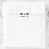 Stickers Merci Red Cute Gamer (Sac)