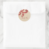 Stickers Merci Red Stylish (Sac)
