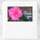 Stickers Merci rose Camellia (Sac)