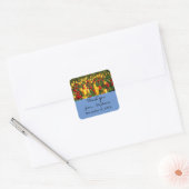 Stickers Merci rouge et jaune #1 (Enveloppe)