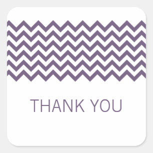 Stickers Merci simple violet