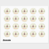 Stickers Merci Tipi mignon (Feuille)