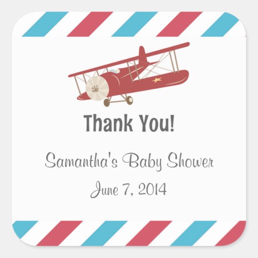 Stickers Merci vintage (Devant)