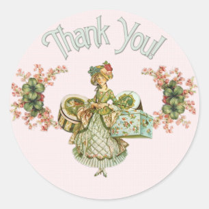 Stickers Merci vintage Casquette Box