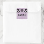 Stickers Merci Vintage violet (Sac)