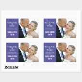 Stickers Merci violet mou Snowflake (Feuille)