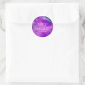 Stickers Merci violet Whimsical (Sac)