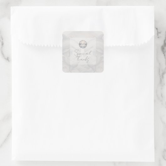 Stickers Merci Whimsy moderne (Sac)