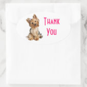 Stickers Merci Yorkshire Terrier Chien Chien Chien (Sac)