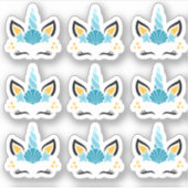 Stickers Mermaid Summer Unicorn (Devant)