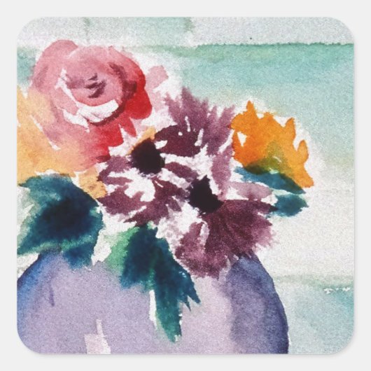 STICKERS MET BLOEMEN (Voorkant)