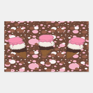 Stickers met de titel Neapolitan Ice Cream Trio 1-