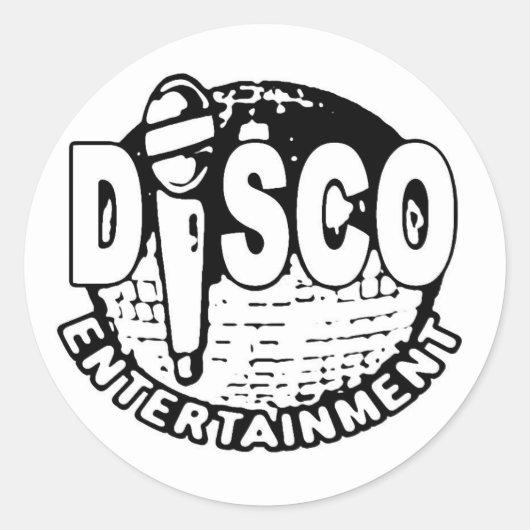 Stickers met drukke ronde - Gepersonaliseerd (Voorkant)