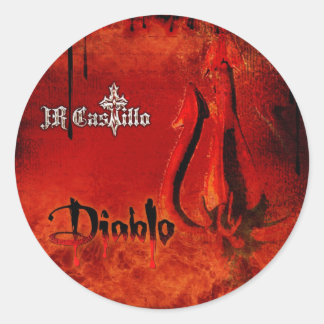 Stickers met drukke ronde - Gepersonaliseerd