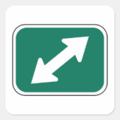 Stickers met dubbele richtingpijlen (Voorkant)