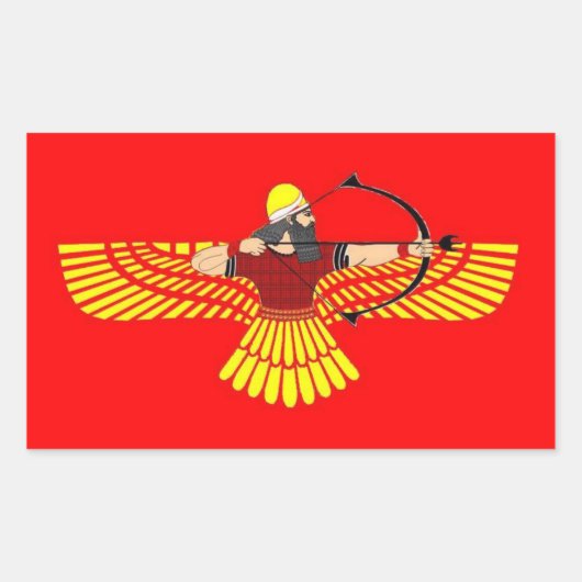 Stickers met gevleugelde schijf (Voorkant)