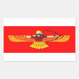 Stickers met gevleugelde schijf