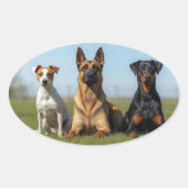 stickers met honden (Voorkant)