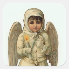 stickers met kerstangel voor de snijkunst